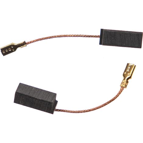 vhbw 2x Balais de charbon pour moteur 14 x 6 x 6mm remplacement pour Dremel 2-610-353-931, DREM3 pour outil électrique