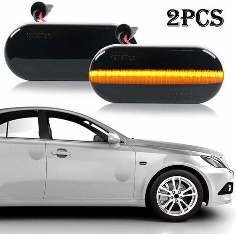 Juego de 2 luces LED de posición laterales dinámicas para Golf 3, Polo, VW, T5, Sharan, Passat 14805294 (1/4)