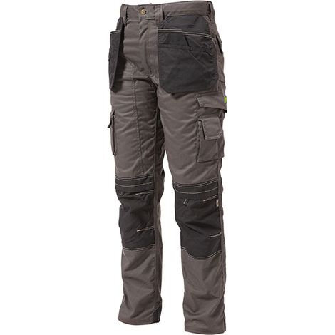 Black & Grey Holster Trousers Waist 42In Leg 31In