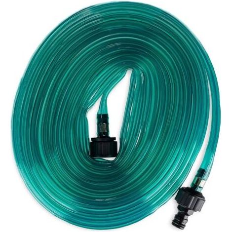 Tuyau d’arrosage, Lance à Eau d’Irrigation Plate, pour Le Jardin, Trous, prêt à la Connexion, 7,5 mètres, Vert (1/5)