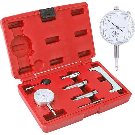 Outil de Réglage de la Pompe Injection, Outils Arbre à Cames Calage de la Pompe Injection Cadran de Réglage Statique Démarrage de la Pompe Diesel Kit Outils pour Transporter T4 T3 (1/5)