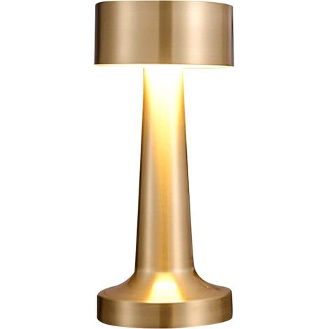 Lampe de Table Gradable, Lampe de Bureau Sans Fil, Lampe De Table Rechargeable avec Capteur Tactile, Luminosité à 3 Niveaux, Lampe de Chevet (1/5)