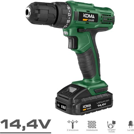 Taladro atornillador Koma Tools 22 Nm (1/8)