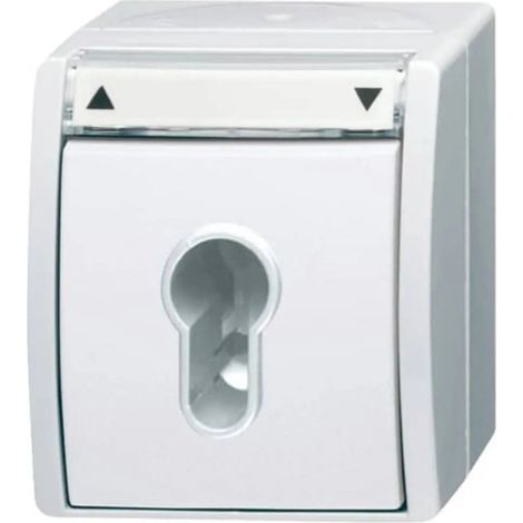 [GEBRAUCHT] B-Ware Abb Schalter Taster Schalter Steckdose Ip44 Weiß Reinweiß Ral 9010
