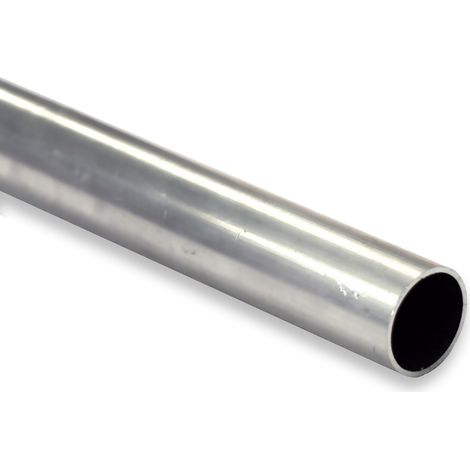 Tube aluminium Ø 30 mm 200 cm naturel – Léger et résistant aux intempéries – Pour structures tubulaires extérieures – Creatube