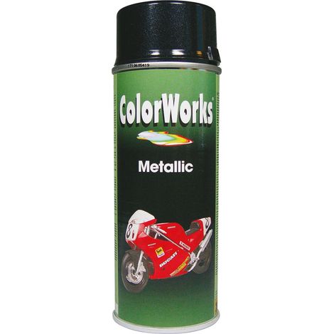 Pintura metálica en aerosol 400ml Negro metálico