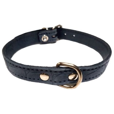 COLLAR PIEL LABRADA 25X550mm. AZUL