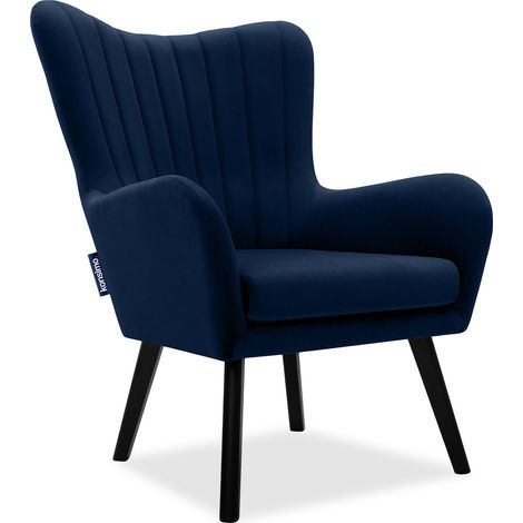 KONSIMO GADI Einzelsessel, Marineblau (1/5)