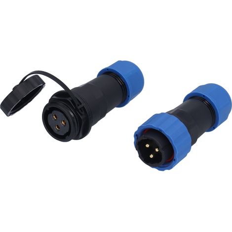 Prise d'aviation IP68, connecteur étanche mâle femelle, Terminal bout à bout 380V SP203 broche