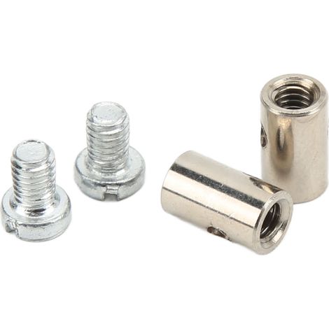 Embout de câble sans soudure 6 mm/0,2 po, universel, en métal, pour conduite de frein, accélérateur et starter, pour voiture, moto et vélo. (1/5)