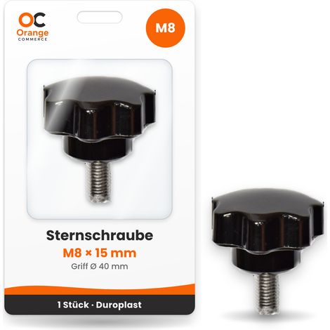 Sterngriff M5 M6 M8 M10 M8 x 15 mm (1/3)