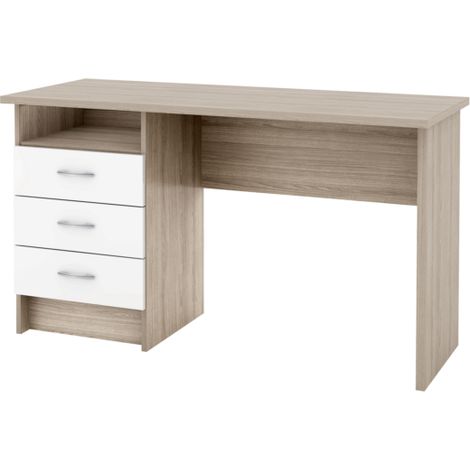 KIT SCRIVANIA FUNCTION PLUS 120X48X72 ROVERE BIANCO