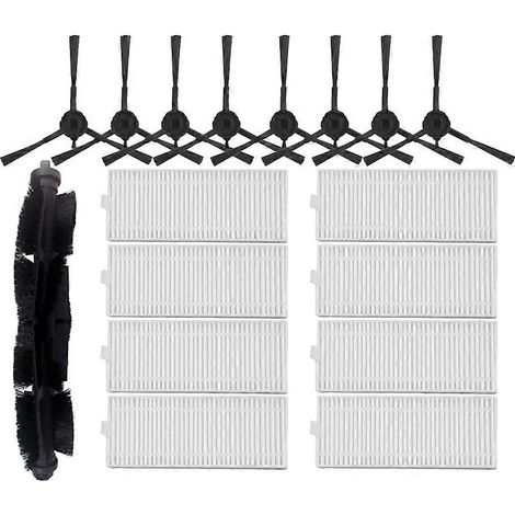 Accessoires et pièces détachées pour aspirateur robot Tefal X-Plorer Série 75 S+ : brosse principale, filtre HEPA et rouleau. (1/5)