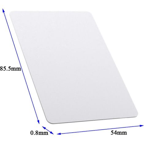 200 cartes RFID, carte à puce de détection de proximité 13,56 MHz, clé réinscriptible et copiable S50, pour système de contrôle d'accès. (1/5)