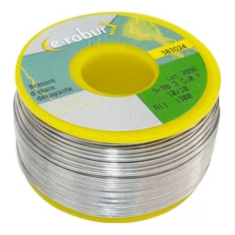 E-Robur 383028 - Fili per saldatura 99,3% stagno / 0,7% rame - Ø2mm