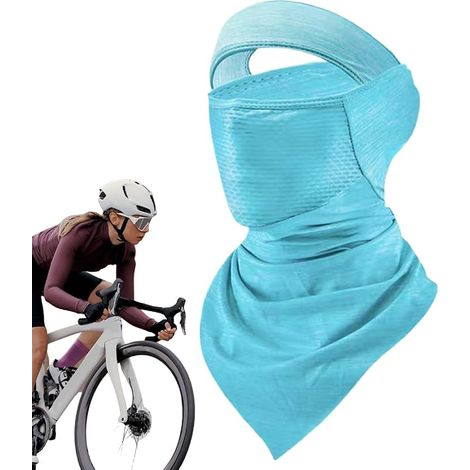 Masque de protection solaire, masque facial pour protection UV  Écharpe respirante de Protection du cou pour les Sports d'été en plein air, la plage, les vacances, le Camping, la randonnée, la pêche,  (1/5)