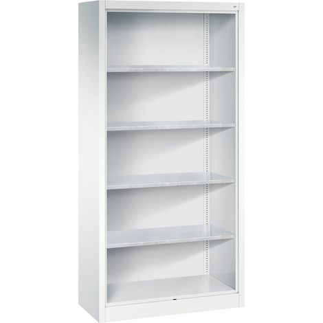 C+P, Armoire ouverte, avec 4 tablettes galvanisées, h x l x p