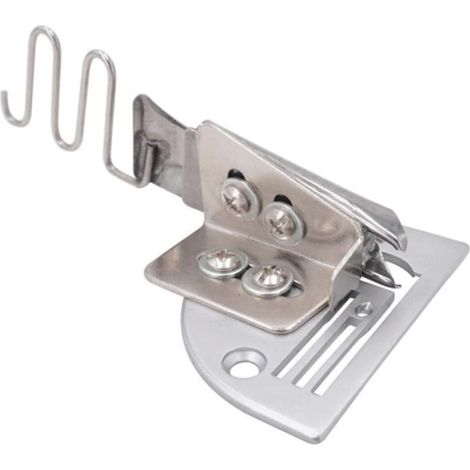 Dossier des Bords Classeur à Reliure en Acier Inoxydable Argenté, Ourleur à Angle Droit Pliable, pour Vêtements et Tissu, Pièce pour Machine à Coudre Industrielle, Projets (1/5)