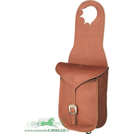 Schwarz - Front Pioneer Amerikanische Fettleder Satteltasche (1/3)