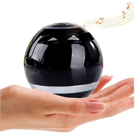 Tragbarer 5-Watt-Bluetooth-Lautsprecher mit Bass, kristallklarem Klang, Mini-Funklautsprecher, Schwarz (1/5)