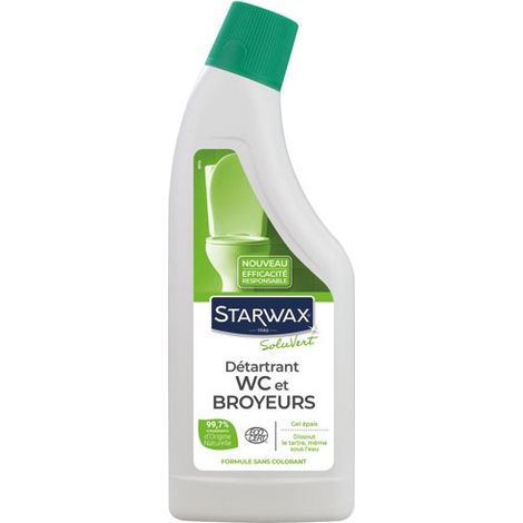Detartrant gel wc et broyeurs 750 ml Ecocert (1/2)