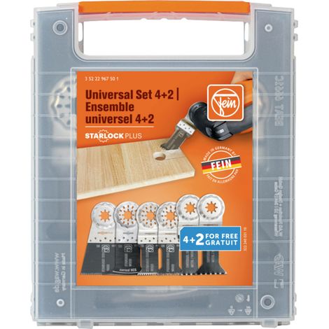 Fein 4+2 Universalset 6x HCS + BIM Starlock Sägeblätter (1/4)