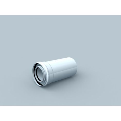 Bertrams Polyline LAS tube 41RL250-80 250 mm, DN 80 / 125, intérieur, blanc (1/4)