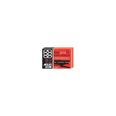 Molho Leone Staples 6 mm 1000 grapas (1/2)