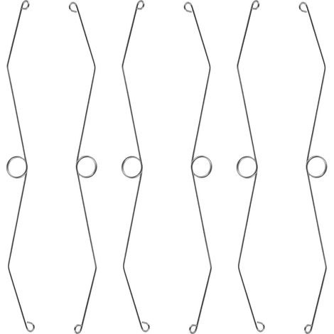 Set of 6 Women's Stainless Steel Springs for Bathroom Fan, Bathroom Accessories for Easy Replacement and Stable Performance (1/5)