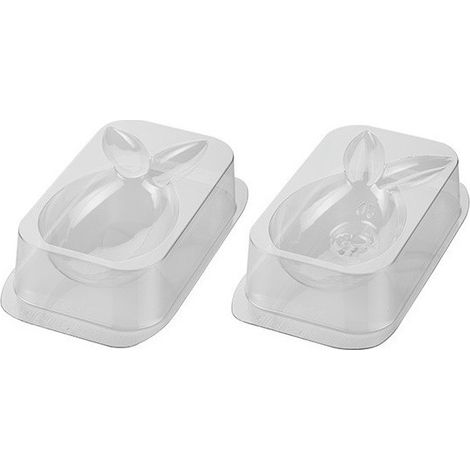 Silikomart coniglio fortunato kit 2 stampi, qualità professionale