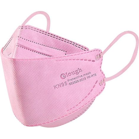Masques KN95 pour enfants (30 ou 50 pièces) - 4 couches - Rose (1/4)
