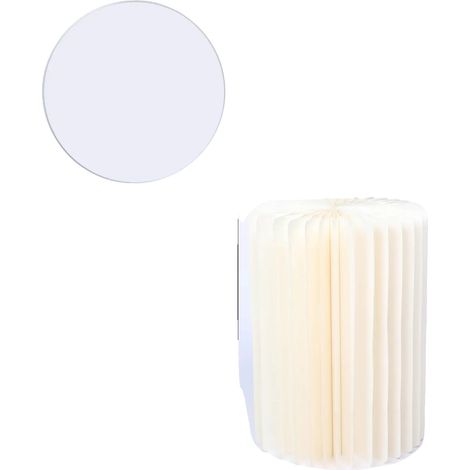 Soportes para buffet, material de PVC transparente, diseño robusto y elegante, blanco 40 (1/2)