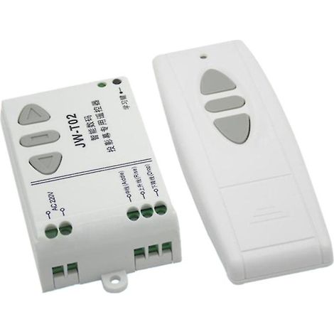 -t02 Moteur AC 220 V Télécommande sans fil Interrupteur Montée Descendre Arrêt Contrôleur de moteur tubulaire Marche avant Marche arrière (1/5)