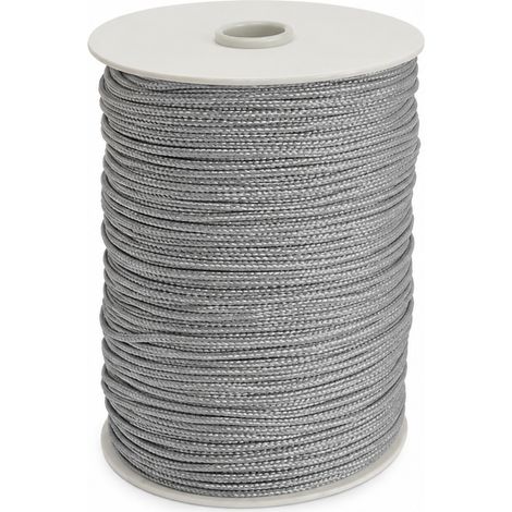 CORDINO PER TENDE E VENEZIANE- - ø mm.3x300mt. - grigio - 1 rotolo