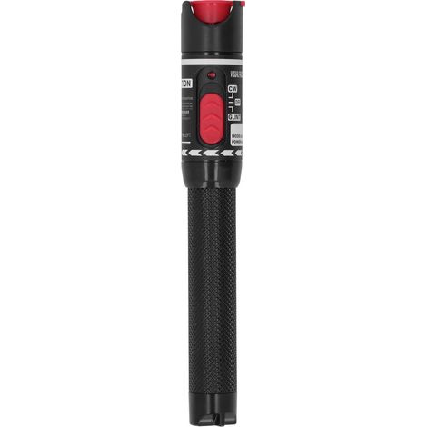 Localisateur visuel de défauts, outil de test à fibre optique à lumière rouge de 50 km et 50 mW (nettoyeur inclus)