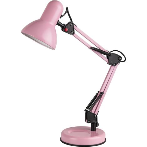 Lámpara de escritorio rosa para niñas, casquillo E27, Samson 4179 Rabalux (1/4)