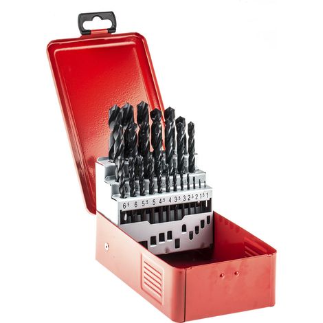 Coffret de forets RS PRO HSS 1mm à 13mm, 25 pièces ( Prix pour 1 Jeu )