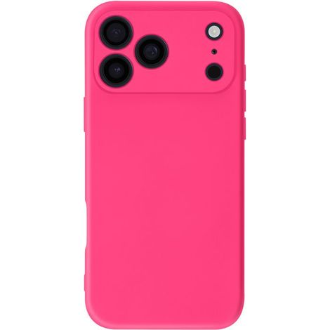 Coque - AVIZAR - iPhone 17 Pro Max - Silicone semi-rigide - Soft-Touch - Fuchsia (1/5)