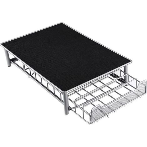 Skecten Café Cápsula Soporte 60 PCS, Dispensador de Cápsulas de Café, Cajones de Almacenamiento, 28x42x9.5cm Gris (1/5)