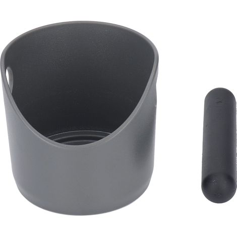 Boîte à marc de café en plastique avec barre, bac de vidange gris pour bar et cuisine (1/5)