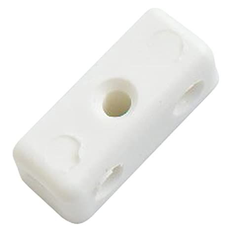 Bulk Hardware BH03653 Blocchetto di Unione per Pannelli Paravista in Legno, Bianco, Set di 20 (1/2)