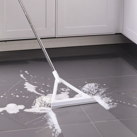 Squeegee - 99 cm - Tige Télescopique Réglable - Pour Carrelage Salle De Bain Vitre Douche Fenêtre - 1 Pièce (1/5)