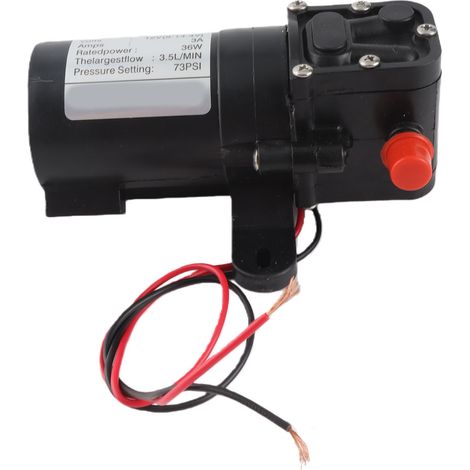 Bomba de diafragma de tubo recto DC12V 36W 73PSI, accesorio para pulverizador agrícola eléctrico. (1/5)