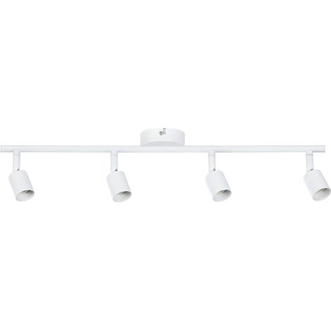Lampadario Soffitto Orientabile Applique Bianco Parete 4 Portalampade GU10 958