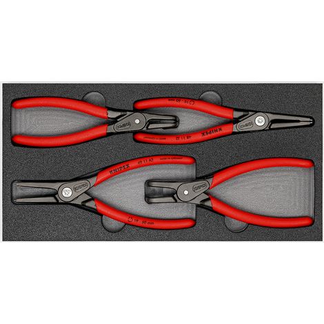 KNIPEX 00 20 01 V09 Zangen-Set in Schaumstoffeinlage 4-teilig