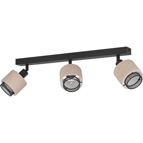 Plafonnier Rosley, lampe de plafond avec 3 spots orientables (1/5)