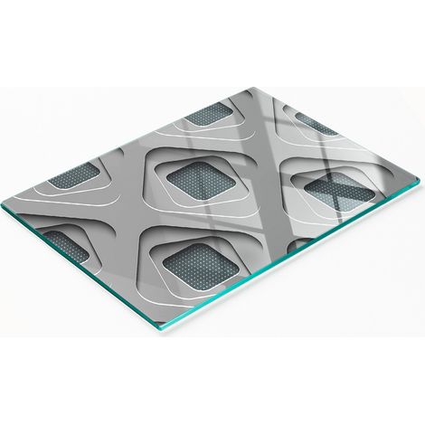 Tableau décoratif multifonctionnel de cuisine en verre trempé 3D 80x52 cm (1/5)