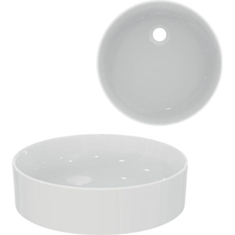 Lavabo doble sobre encimera IDEAL STANDARD Conca, Diseño figurativo redondo (1/5)
