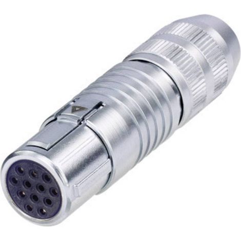 Neutrik MSCF12 Cosse cylindrique mâle femelle, droit Nombre total de pôles: 12 Série (connecteur rond): miniCON 1 pc(s) (1/2)