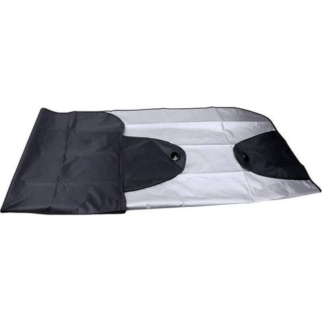 Housse de voiture protection solaire isolation thermique neige gel glace et neige(1.5m) (1/2)